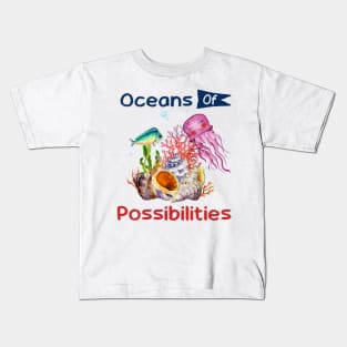 sea animal fish oceans of possibilities Kids T-Shirt